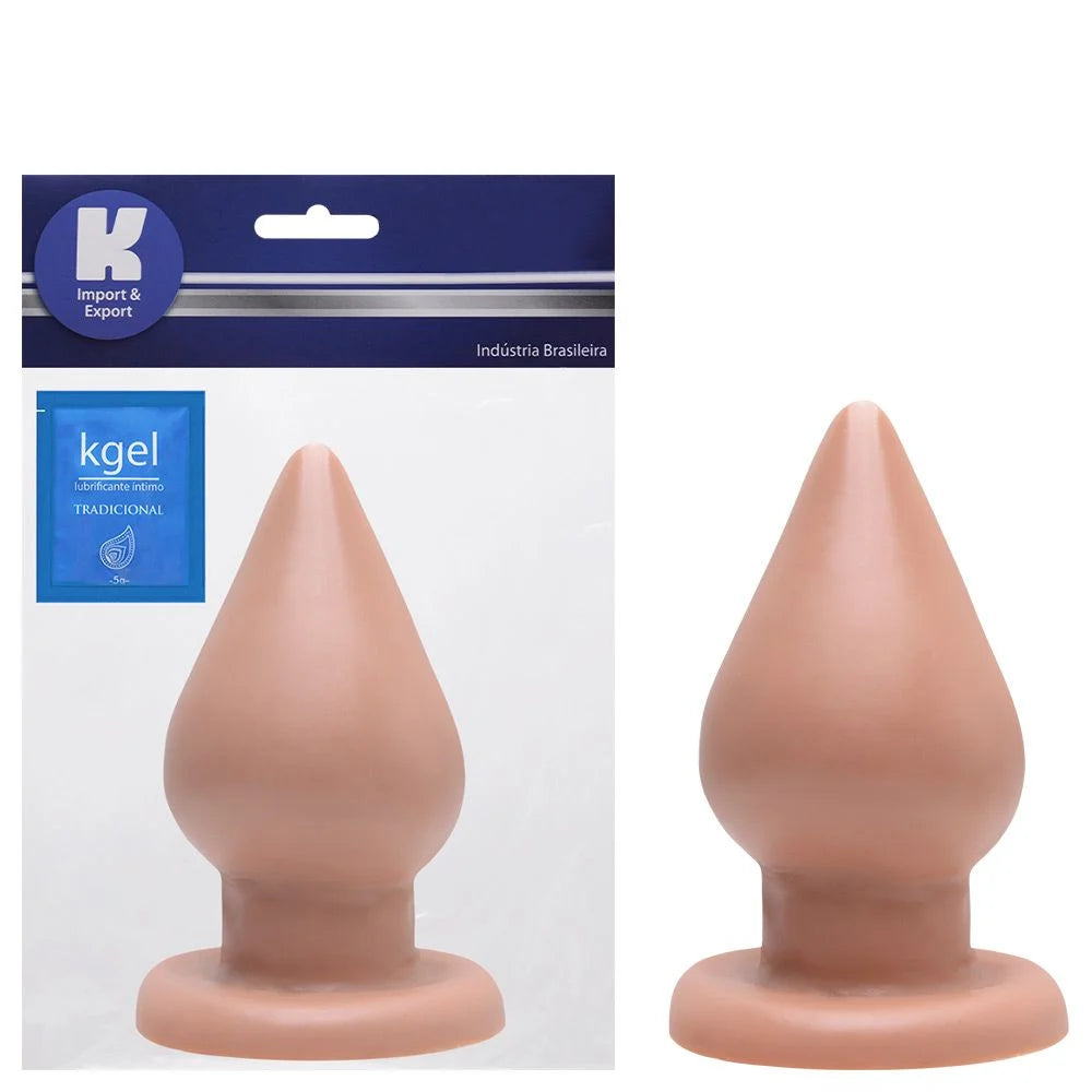 Plug Anal Borracha Maciço 17,5 X 10cm Kgel