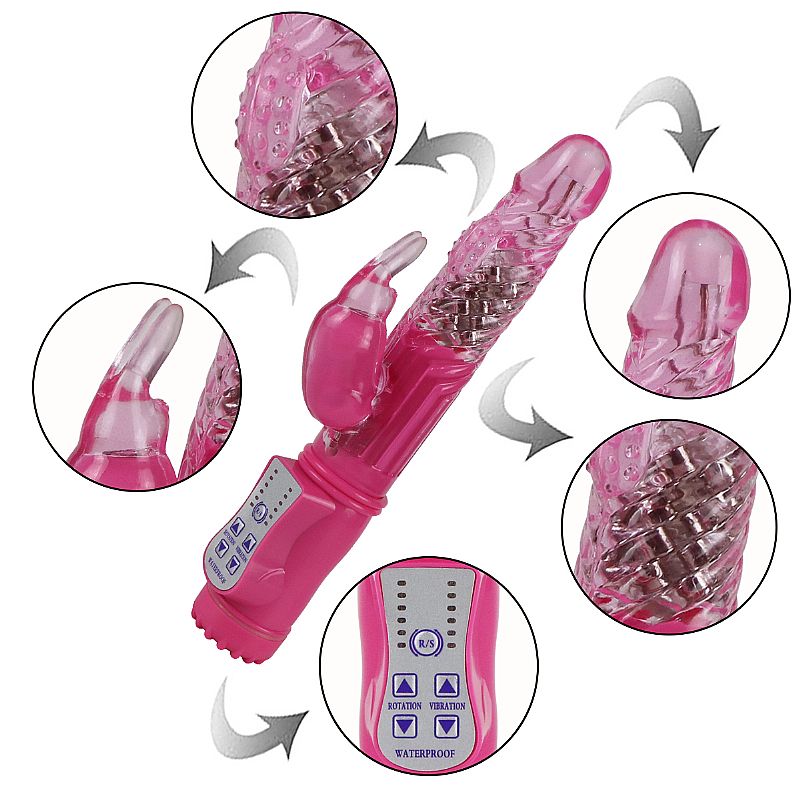 Vibrador Rotativo 36 Vibrações com Rotação 360º - Recarregável - SI