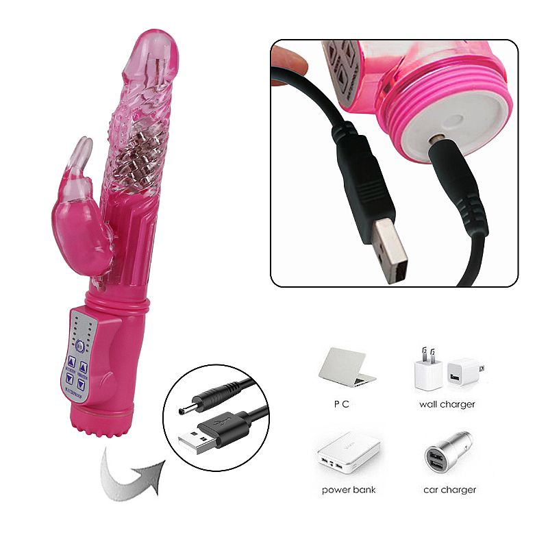 Vibrador Rotativo 36 Vibrações com Rotação 360º - Recarregável - SI