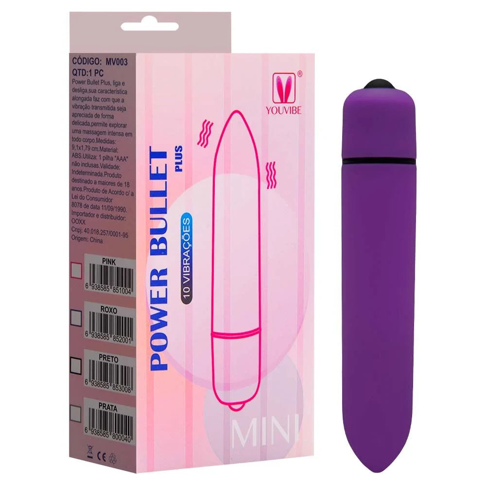 Power Bullet Clássico Plus 8,5 X 1,5Cm Vipmix