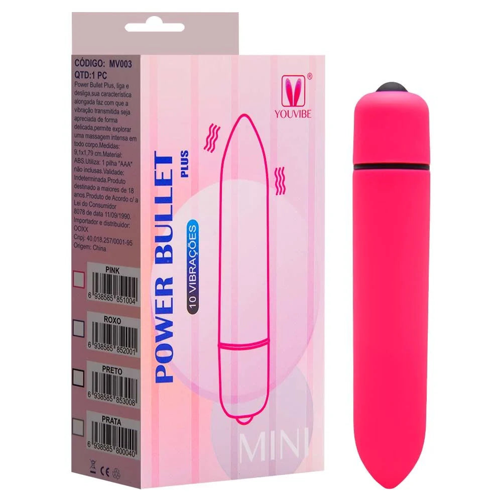 Power Bullet Clássico Plus 8,5 X 1,5Cm Vipmix