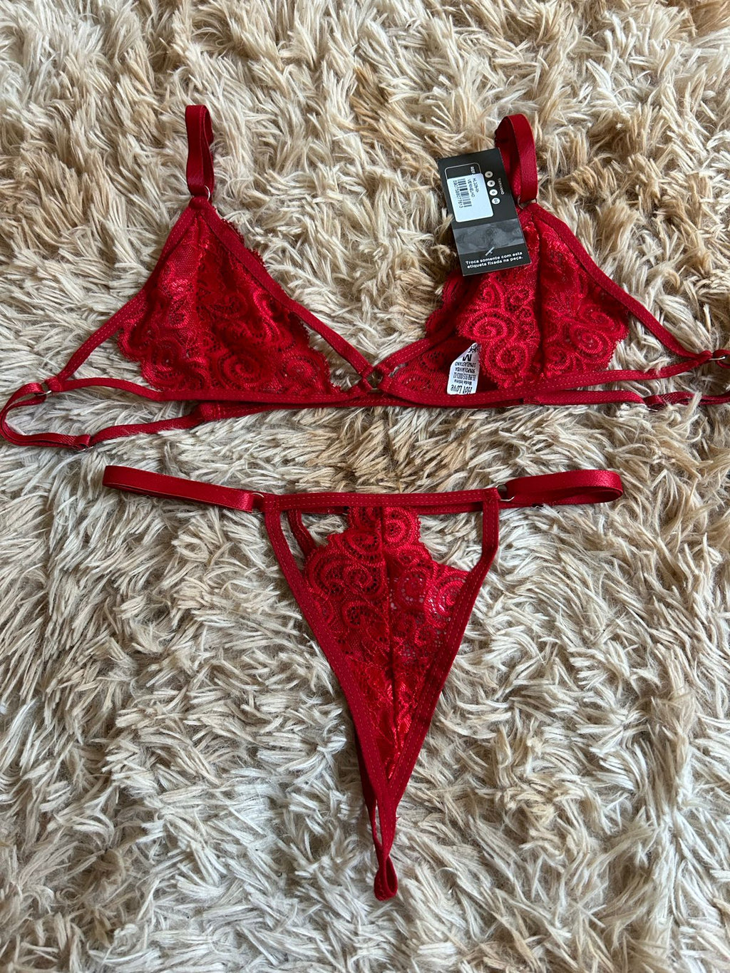 Conjunto GG vermelho Hot Love
