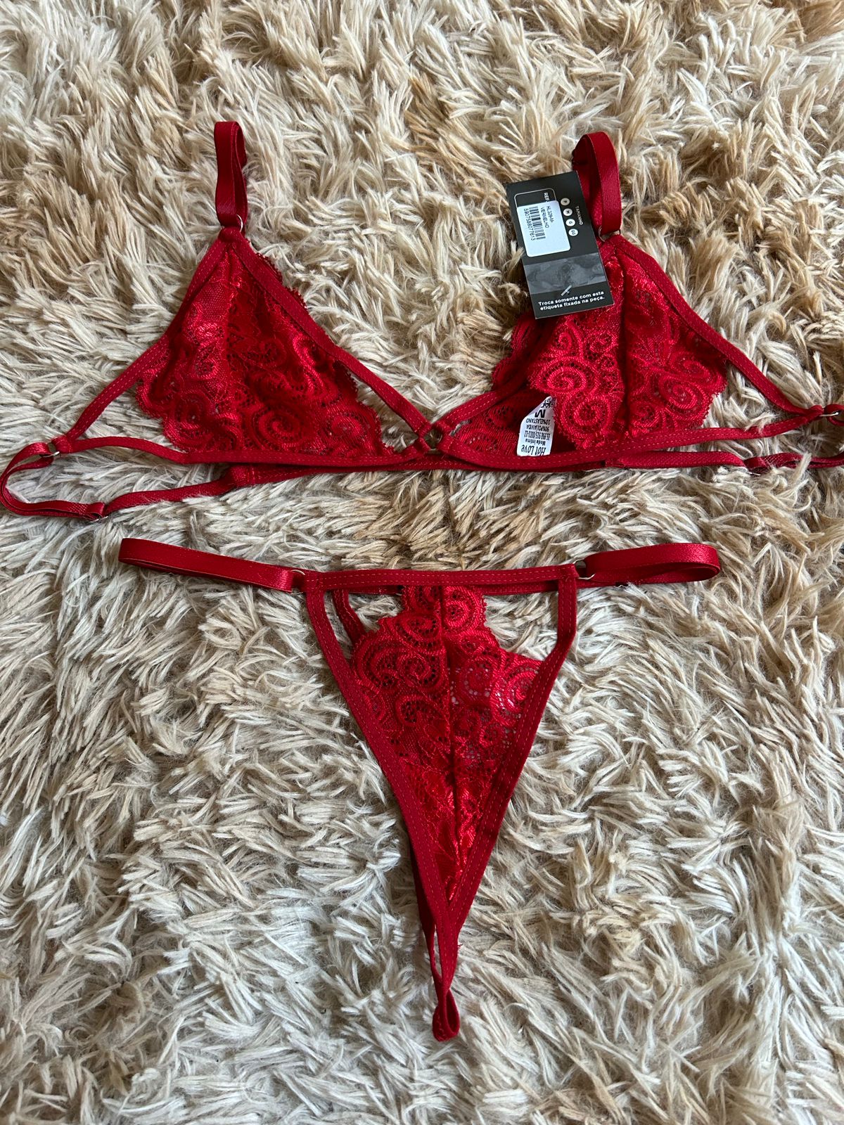 Conjunto GG vermelho Hot Love