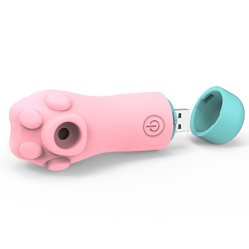 Vibrador de Pulsacao Formato de Patinha - Recarregavel