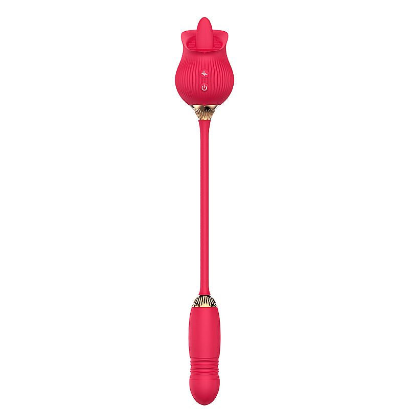 Rosa Estimuladora de Clitoris e ponto G - Tongue 2