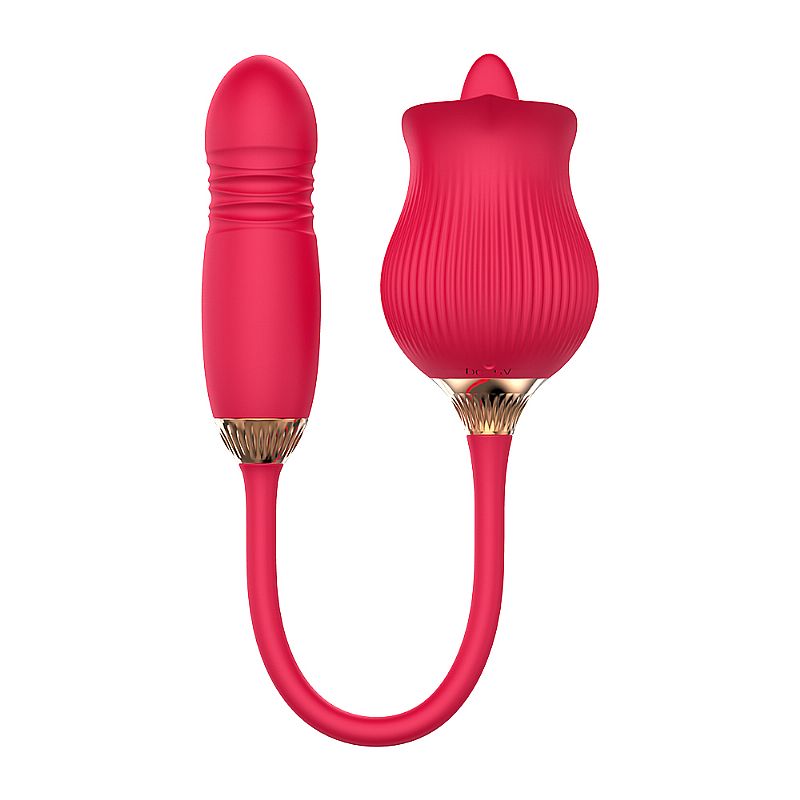 Rosa Estimuladora de Clitoris e ponto G - Tongue 2
