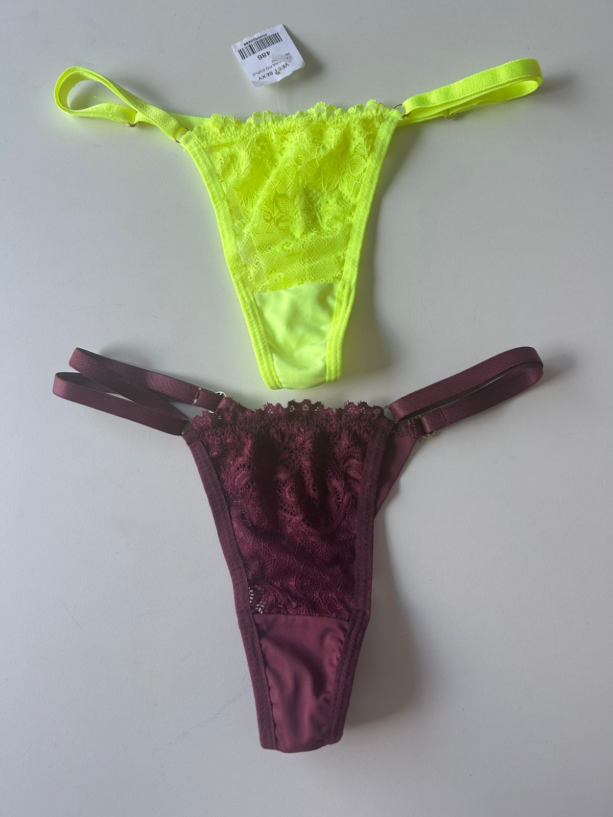 Calcinha tamanho unico Vest Sexy regulagem de coracao