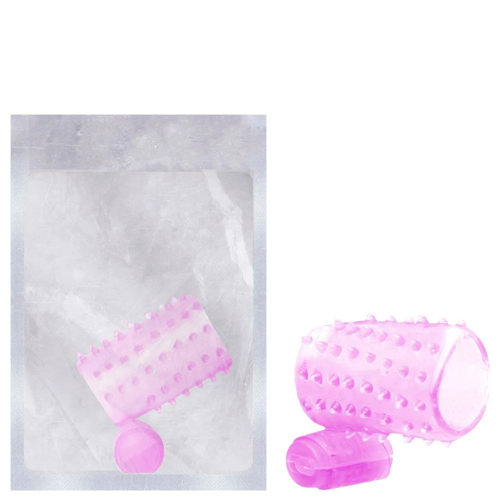 Meia Capa Peniana Vibrador Com Cerdas Vipmix