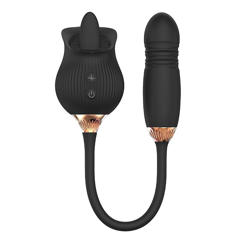 Rosa Estimuladora de Clitoris e ponto G - Tongue 2