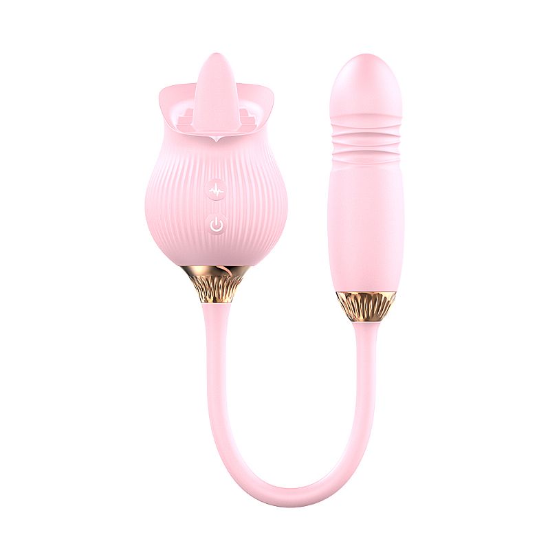 Rosa Estimuladora de Clitoris e ponto G - Tongue 2