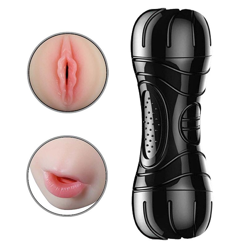 Masturbador Duplo com Vagina e Boca - Master