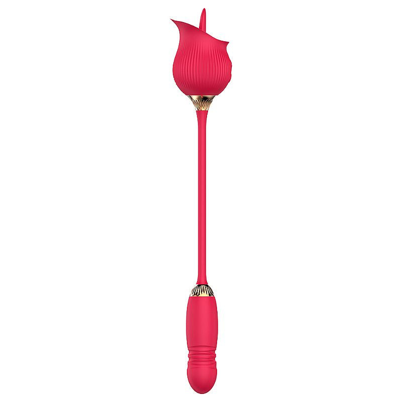 Rosa Estimuladora de Clitoris e ponto G - Tongue 2