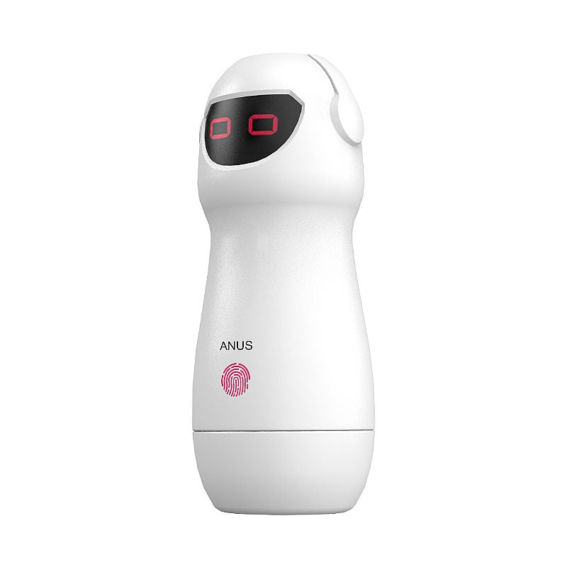 Masturbador Formato de Lanterna com Vagina / Vibracao e Voz - S Robot