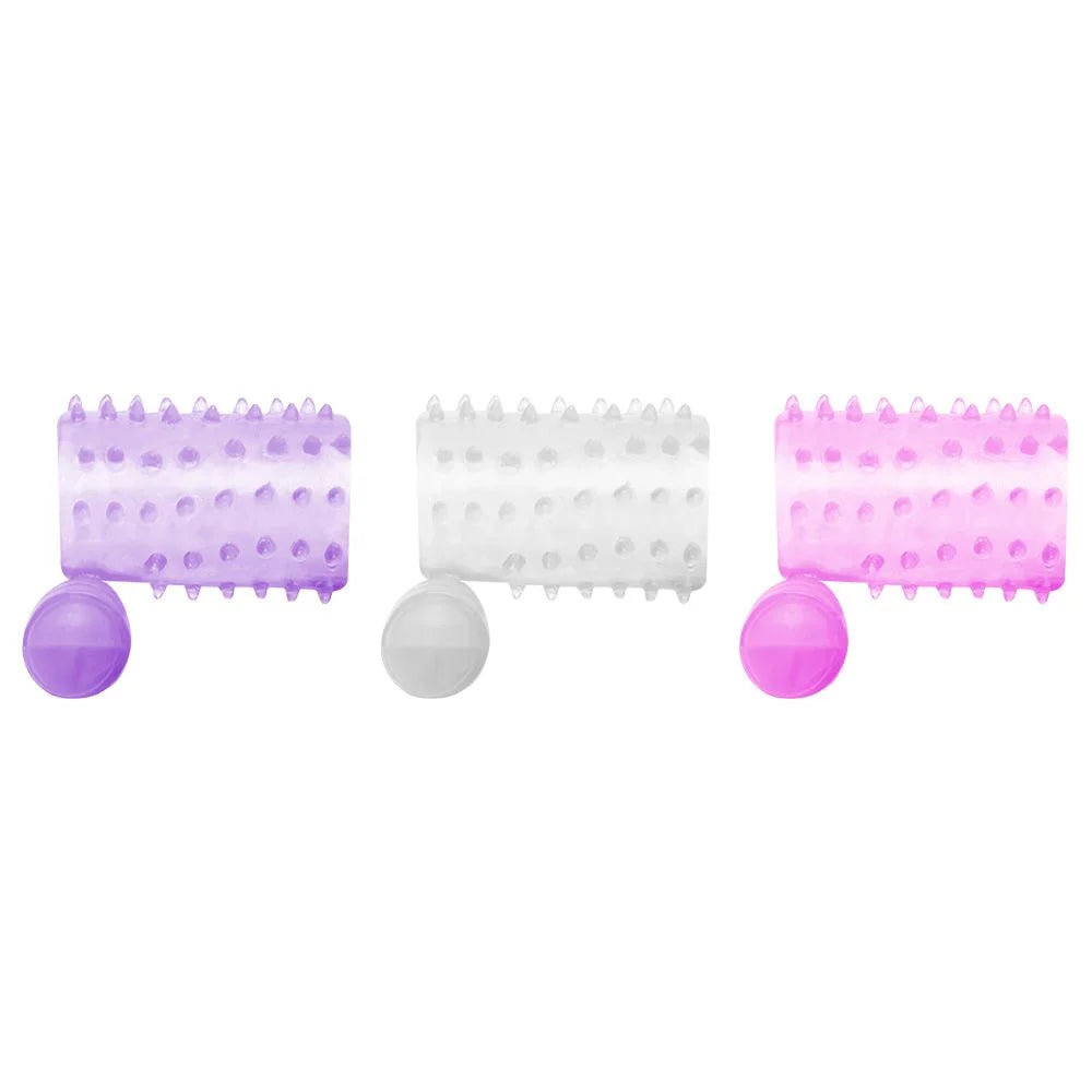 Meia Capa Peniana Vibrador Com Cerdas Vipmix