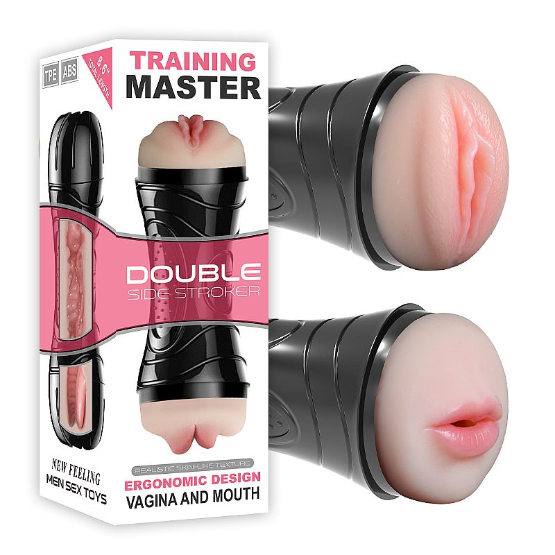 Masturbador Duplo com Vagina e Boca - Master