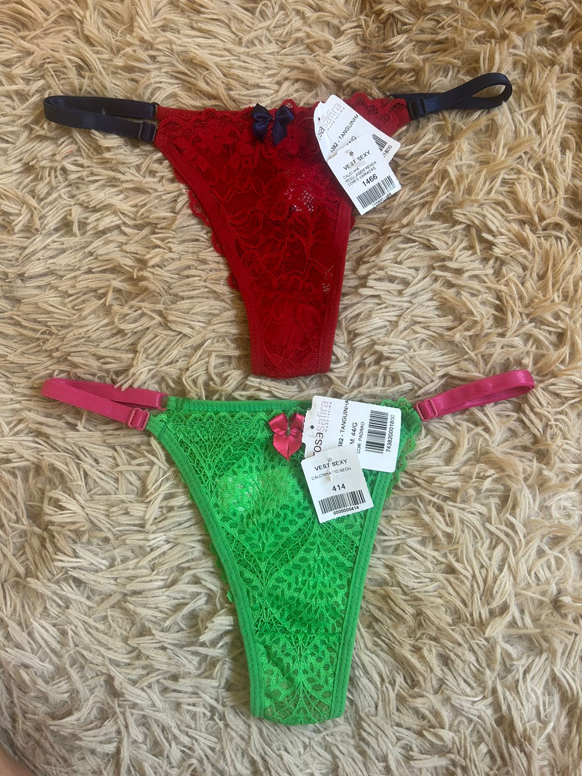 Calcinha G vest sexy renda