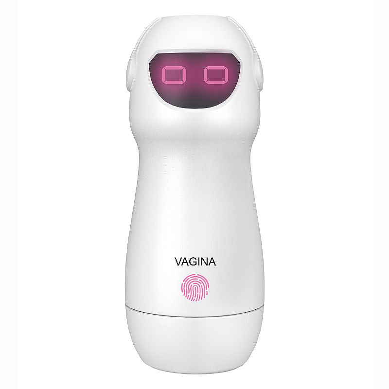 Masturbador Formato de Lanterna com Vagina / Vibracao e Voz - S Robot