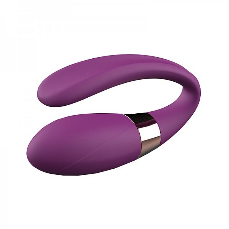 Vibrador de Casal - Sex Massager - Crypl - Roxo -Dibe