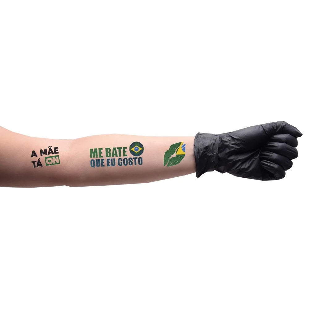 Quero Anal Tatuagem Temporaria 10 X 15cm Sedux