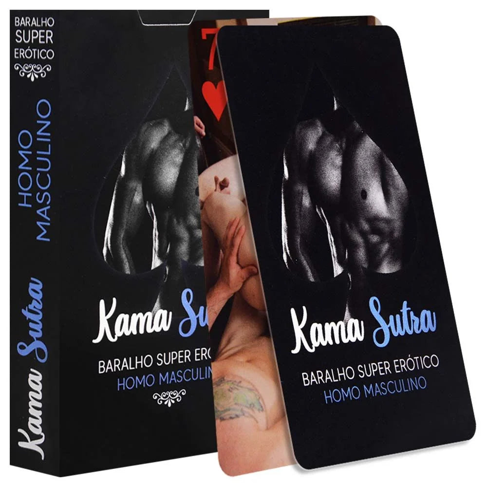 Baralho Kama Sutra Super Erotico Gay 55 Cartas Copag