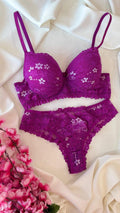 Conjunto M Milena odalisca com flores
