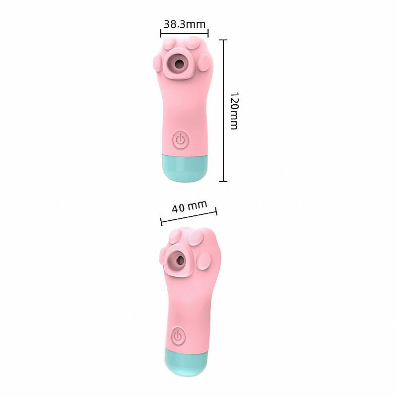 Vibrador de Pulsacao Formato de Patinha - Recarregavel