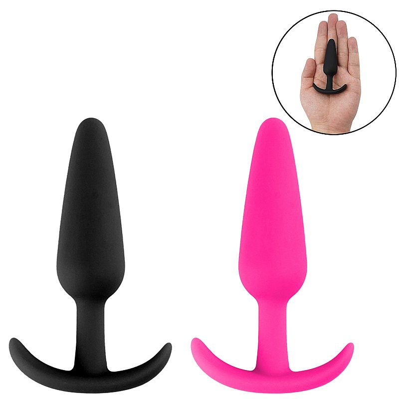 Plug Anal Conico em Silicone - Tamanho 12.5x3.2