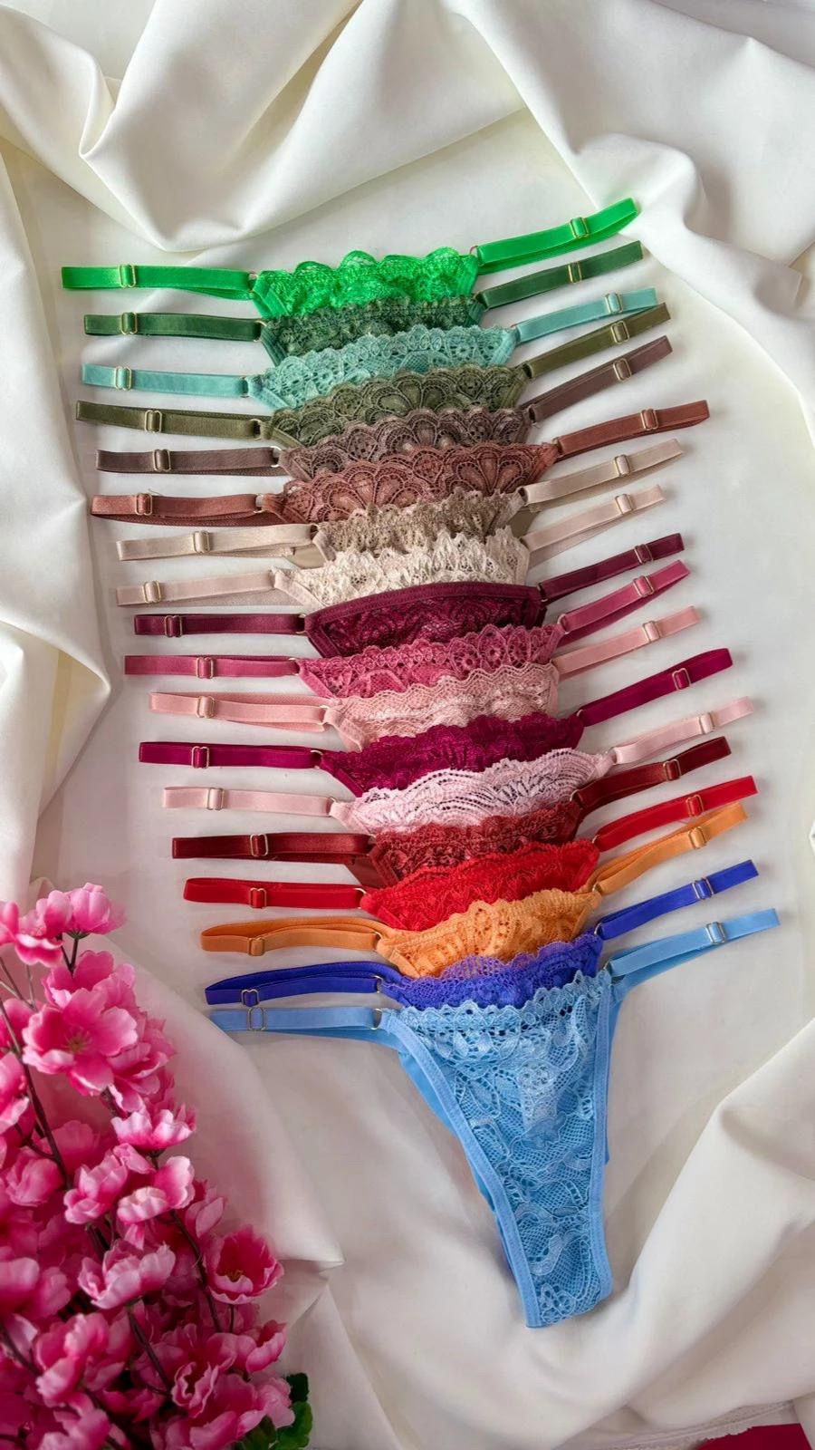 Calcinha tamanho unico Milena/Vest Sexy renda