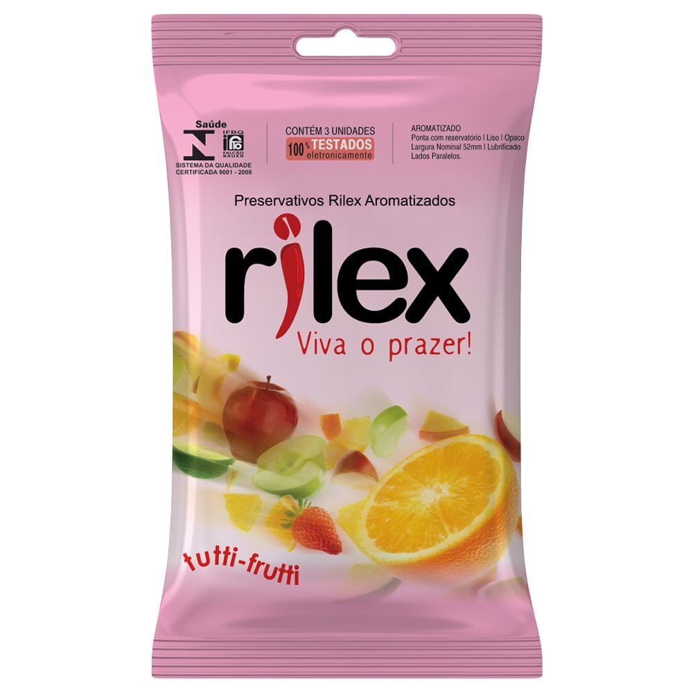 Preservativo 03 Unidades Rilex