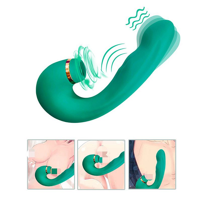 Vibrador de Ponto G e Clitóris com Dedilhar / Tapping no Meio - Air Pulse 2 -Vinho- SI
