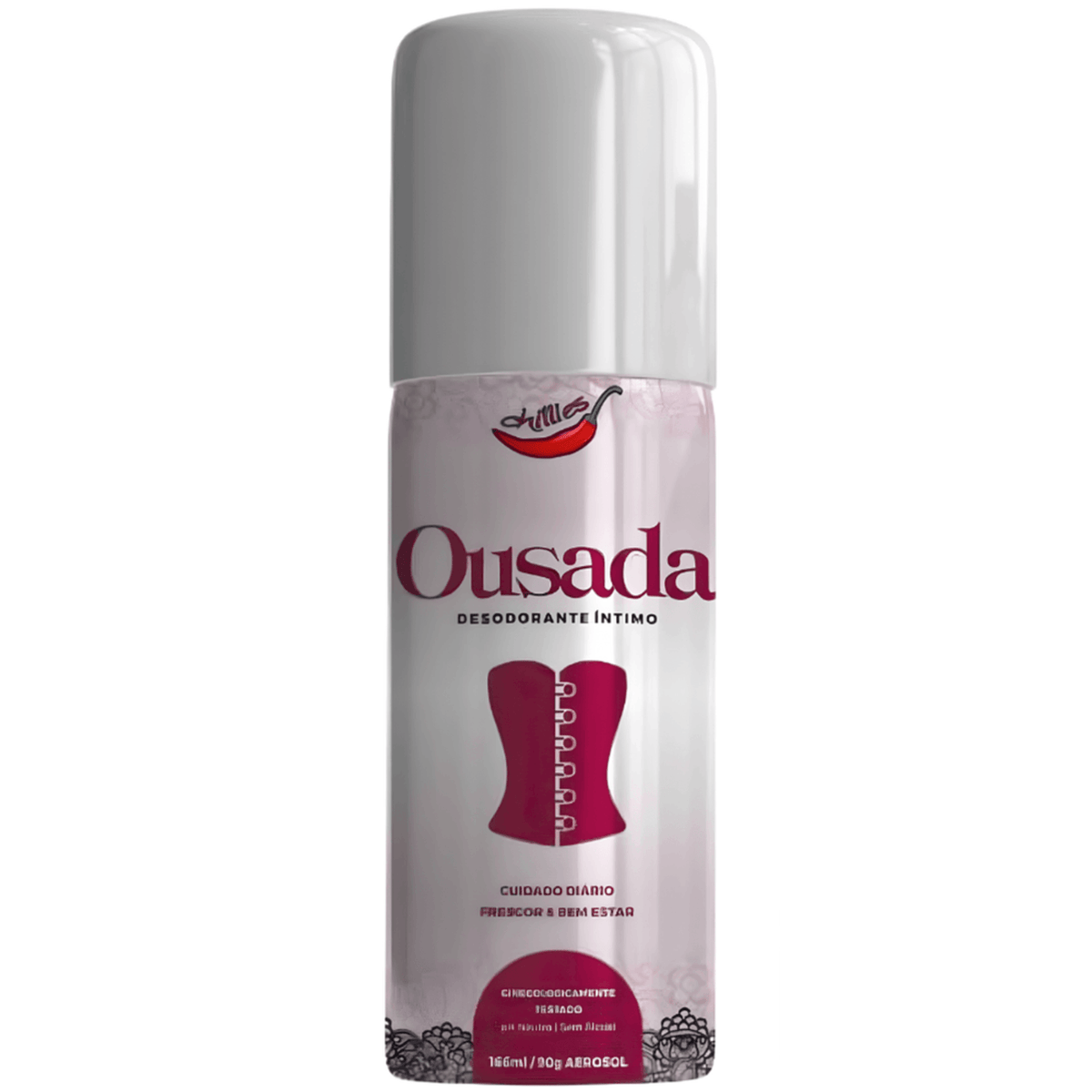 Desodorante Corporal Íntimo Feminino Ousada 166ml Chillies