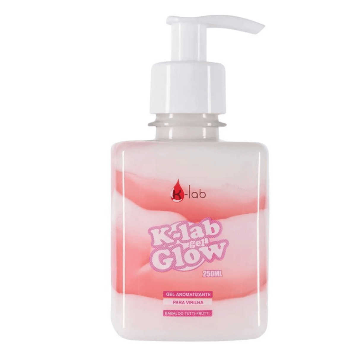 Gel Aromatizante Para Virilha Klab Gel Glow - Tutti-Frutti - 250ml