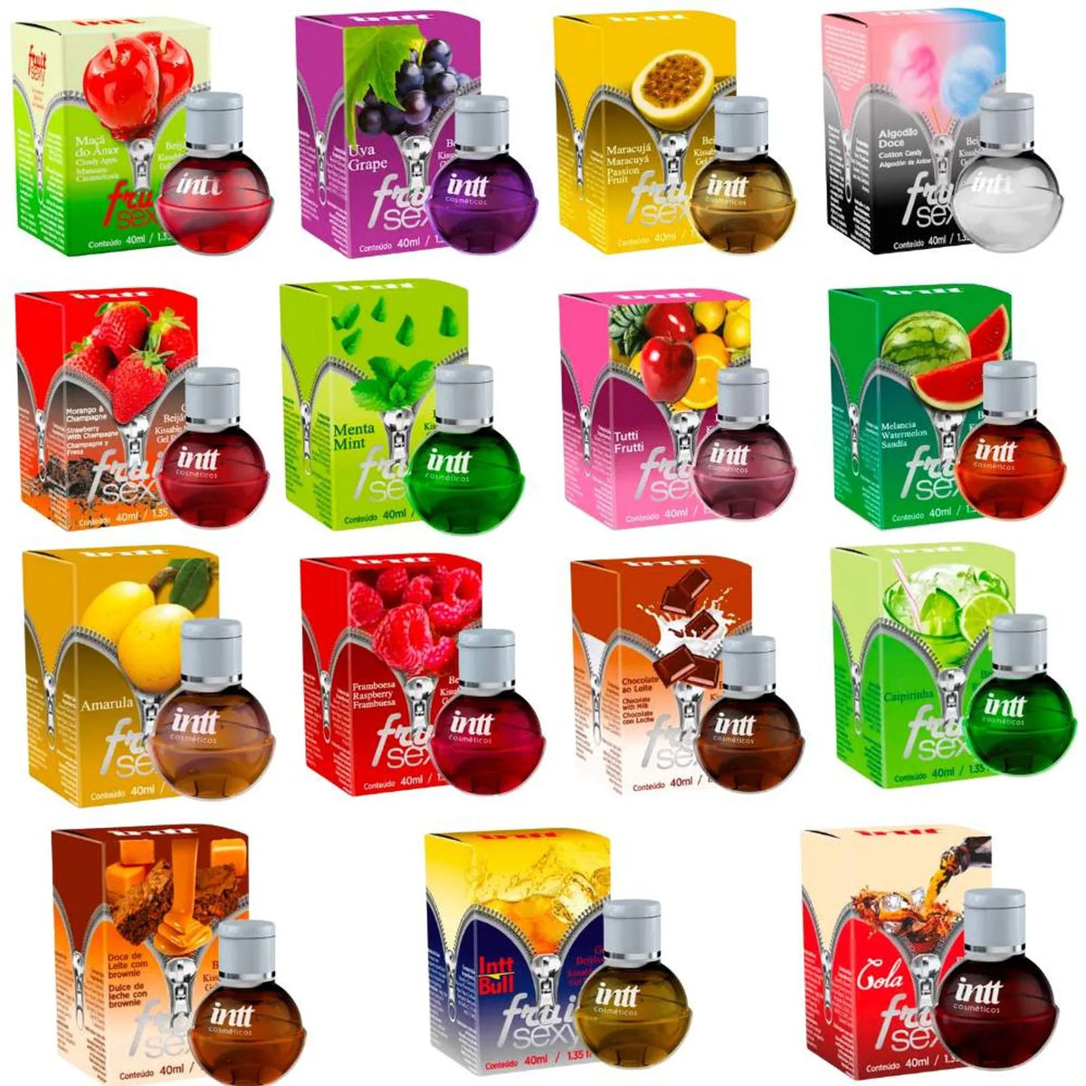 Fruit Sexy Gel Beijavel Saborizado 40G Intt