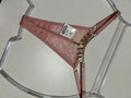 Calcinha fio dental com frase atras Rosa Claro Xerepix - 286