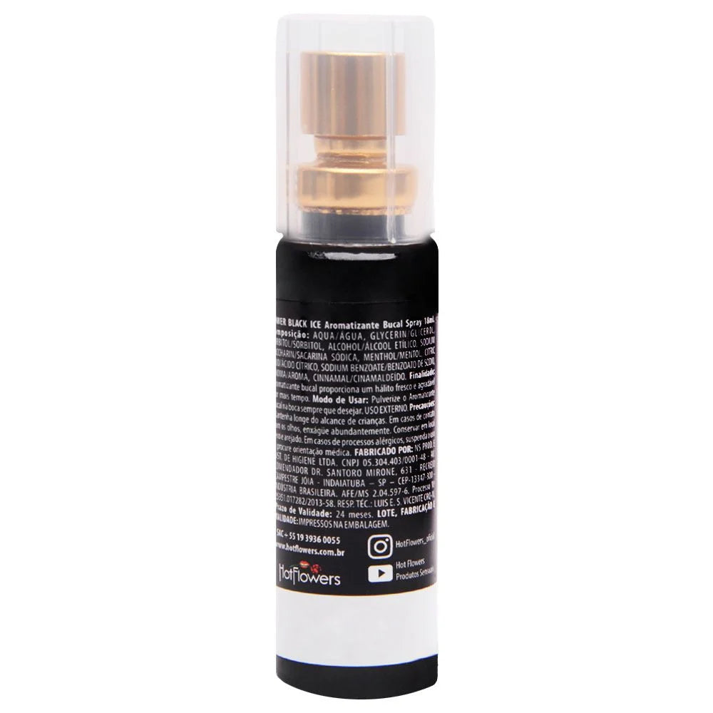 Power Black Ice Aromatizante Bucal 18Ml Hot Flowers