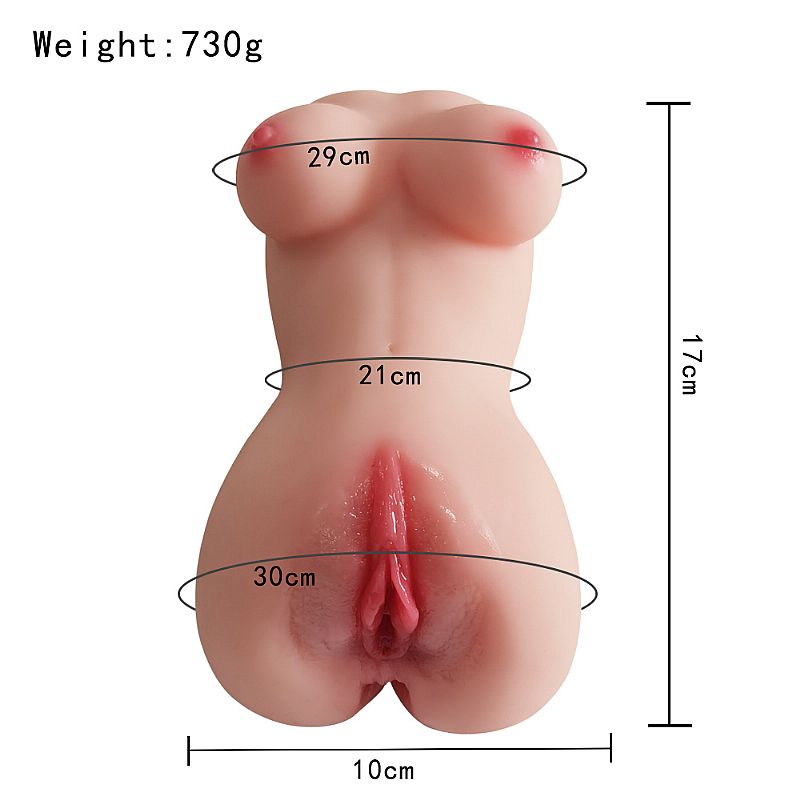 Masturbador Masculino - MINI Corpo com Vagina - Big