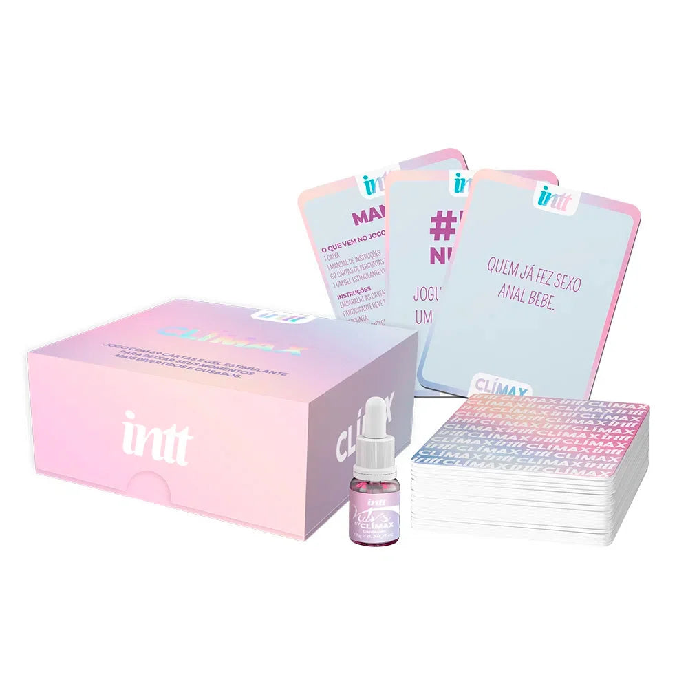 Kit Jogo Erotico 69 Cartas + Gel Vulvs By Climax Intt