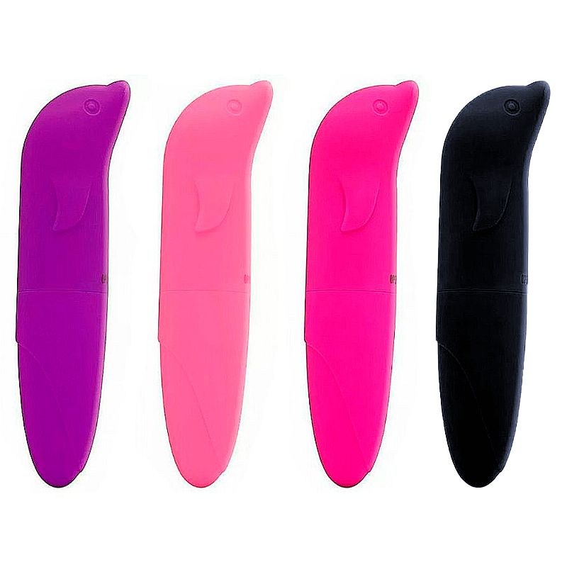 Vibrador de Ponto G - Golfinho Liso M2 - A Pilha