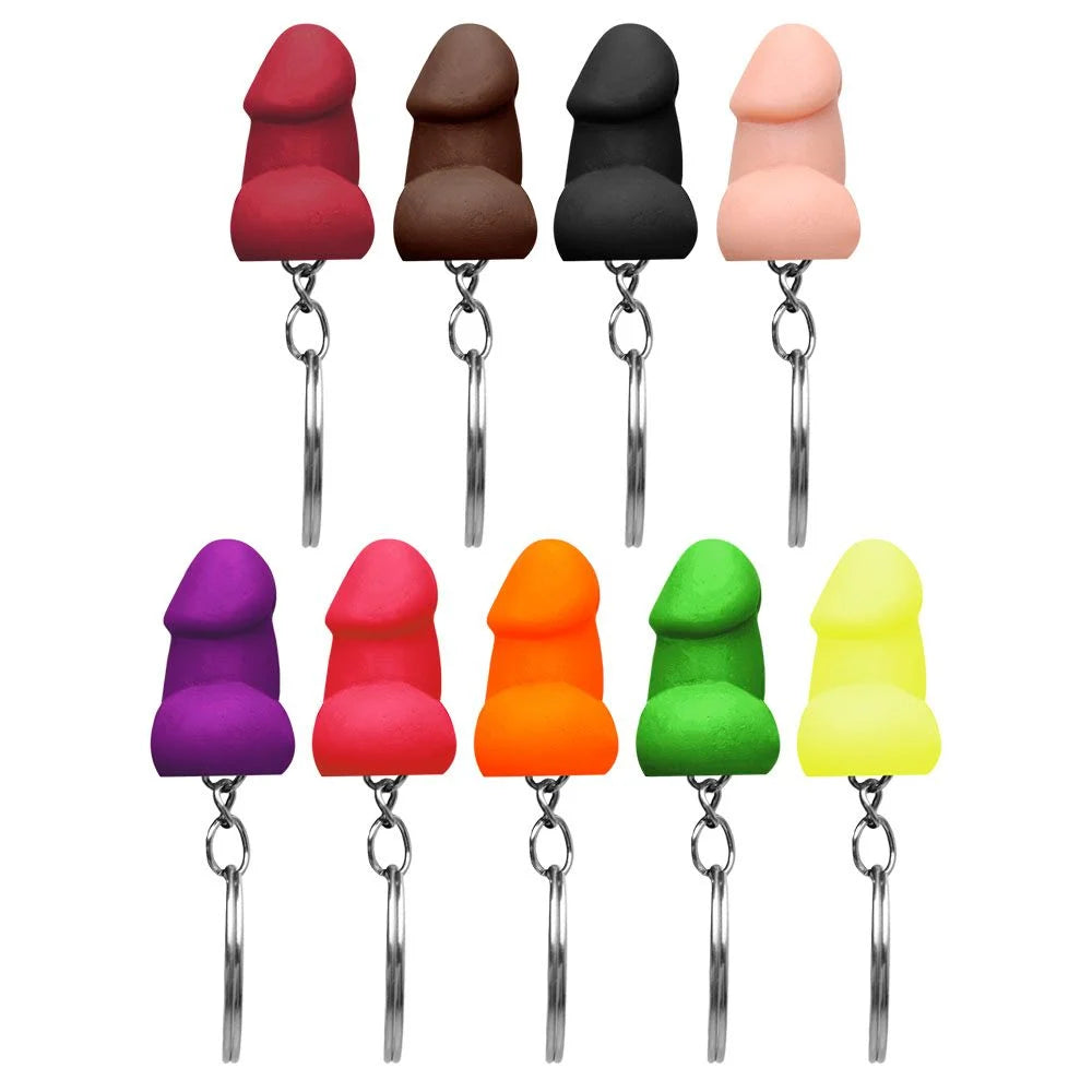 Chaveiro Mini Penis Divertido Colorido Kgel