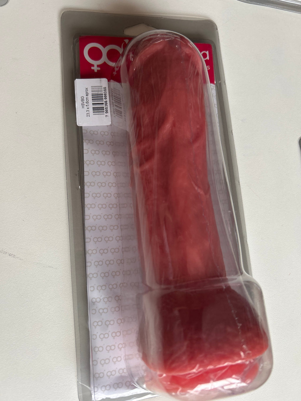 Penis de Borracha Macica 23,3 X 5,6cm Prazer E Cia