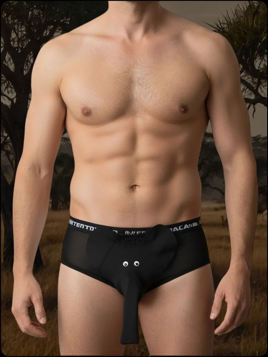 Cueca Elefantinho com tromba slip
