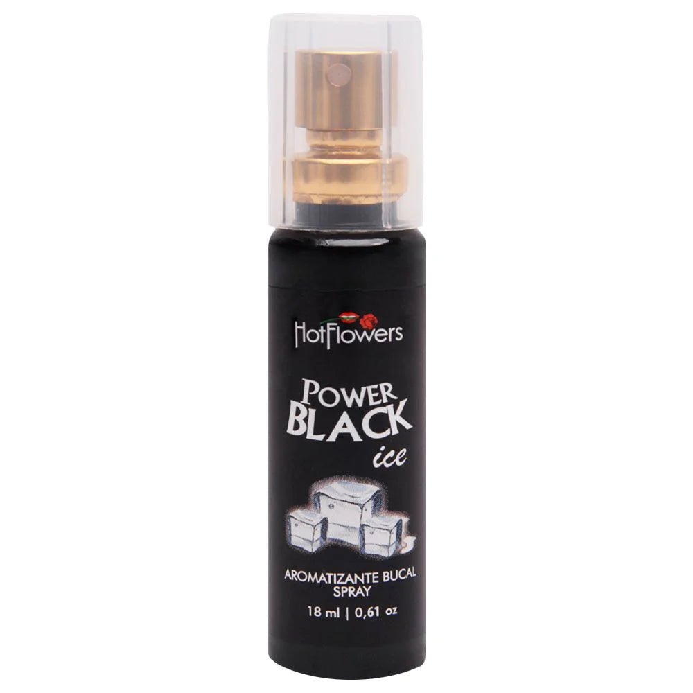 Power Black Ice Aromatizante Bucal 18Ml Hot Flowers