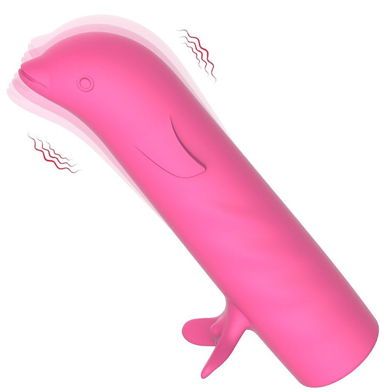 Vibrador de Ponto G - Golfinho Recarregavel - Tina