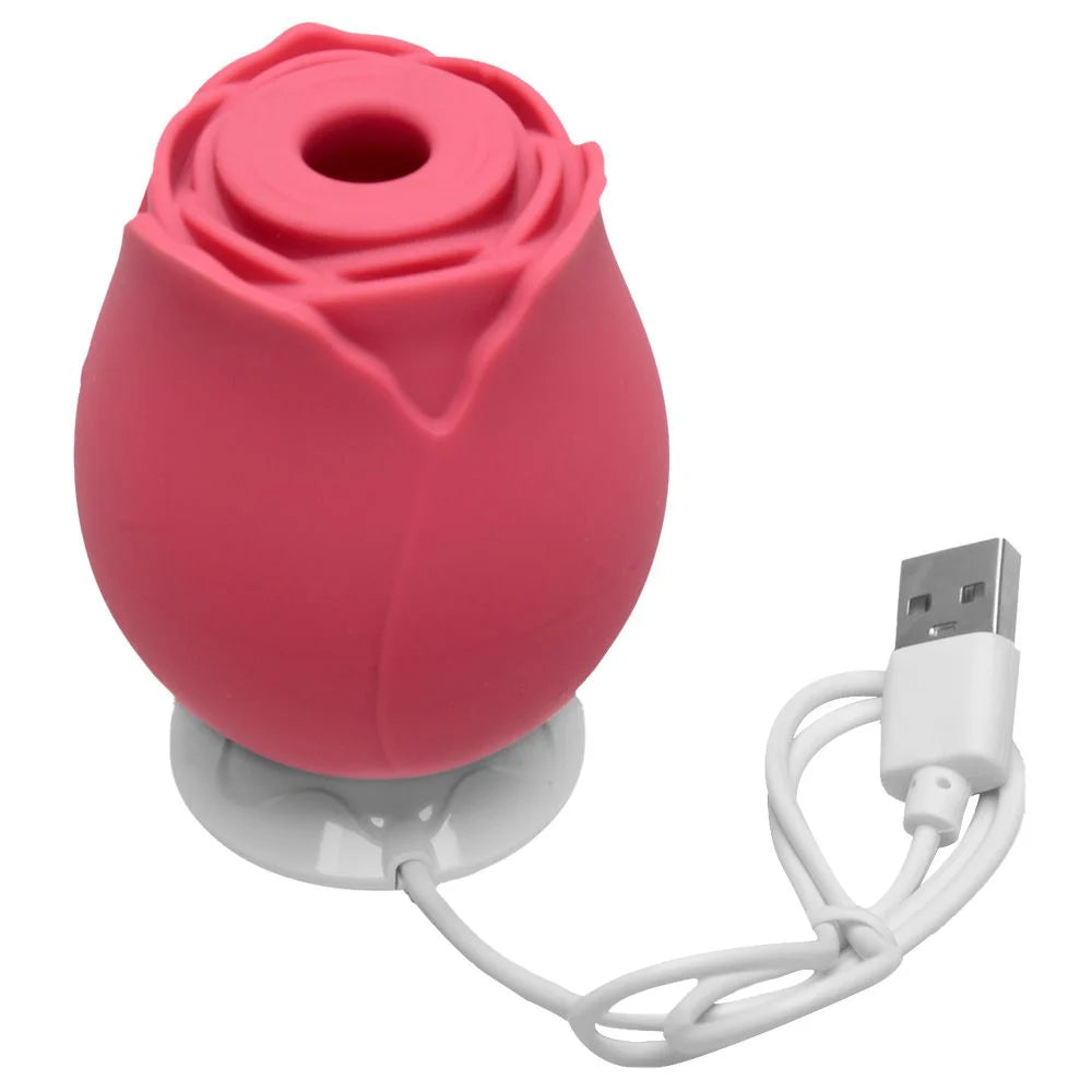 Rosinha Vibro Pulsacoes 10 Modos Happy Meeting - Vermelho - Vipmix