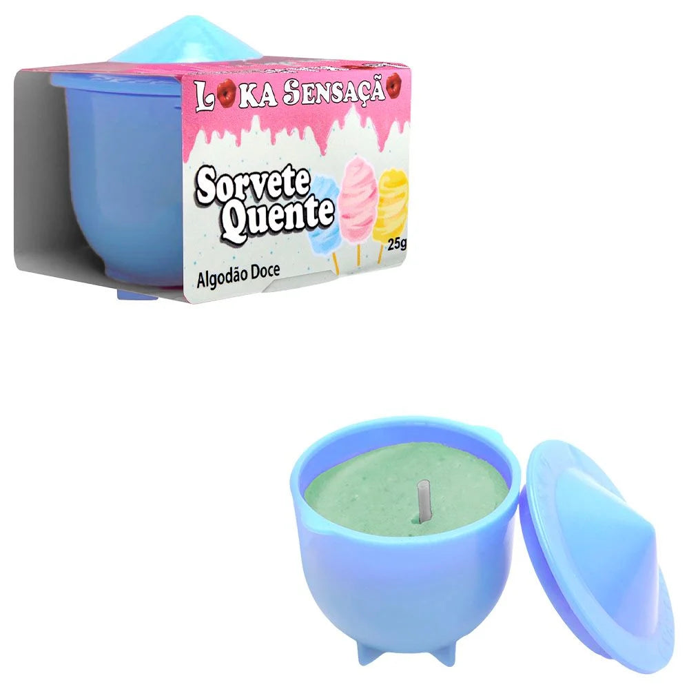 Vela Comestivel Sorvete Quente 25G Loka Sensacao