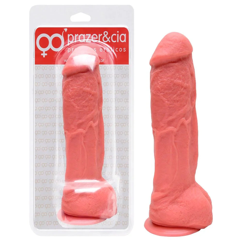 Penis de Borracha Macica 23,3 X 5,6cm Prazer E Cia