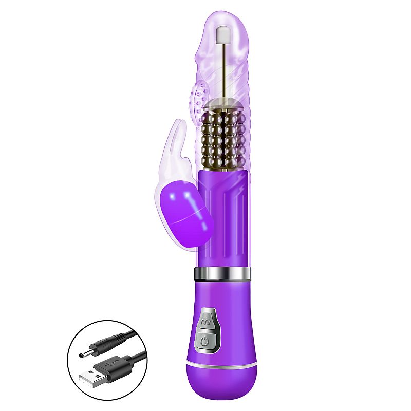 Vibrador Rotativo de Coelho - Recarregavel - SI