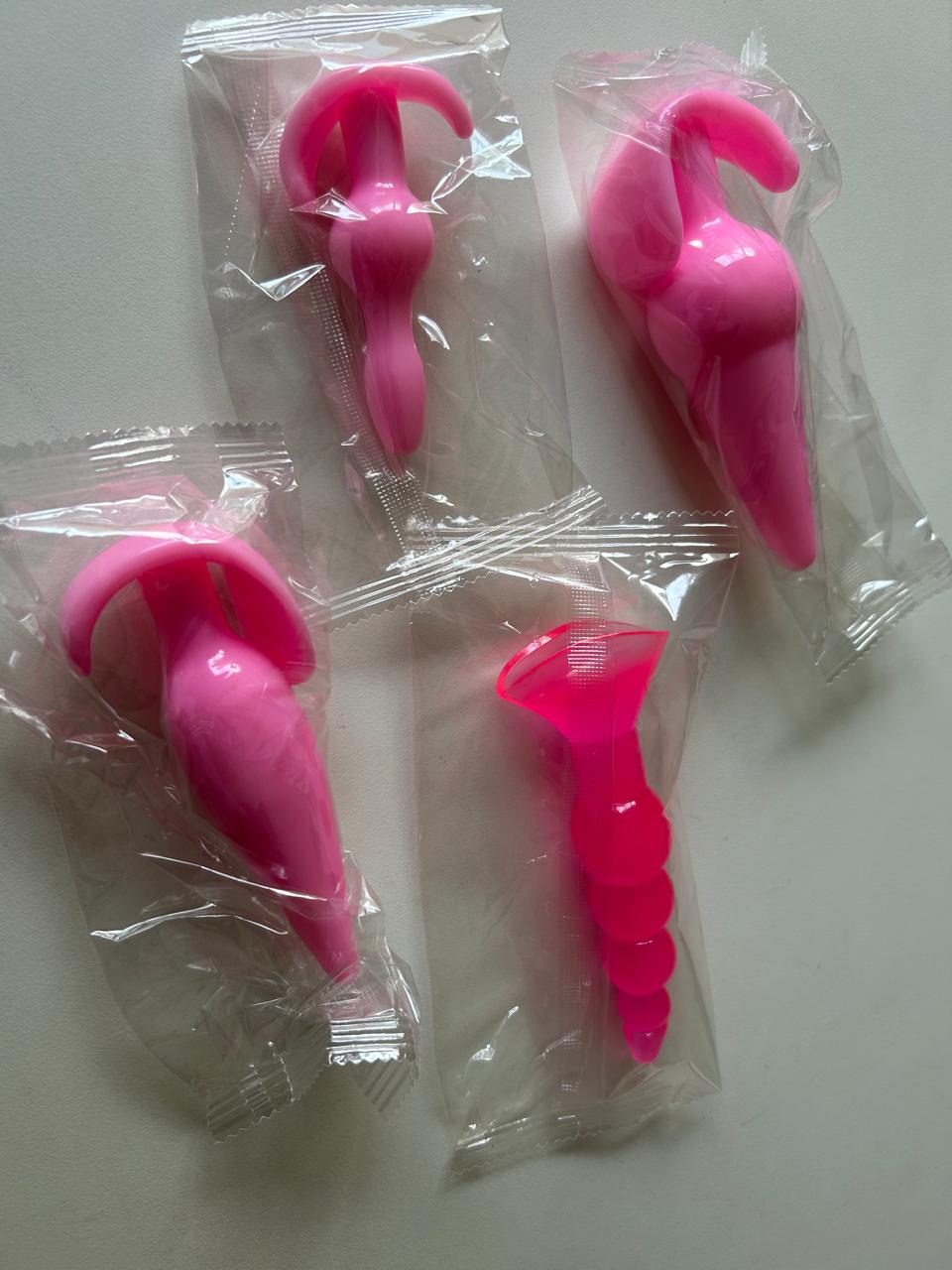 Kit Plug Anal Silicone 4 Unidades Sexy Import
