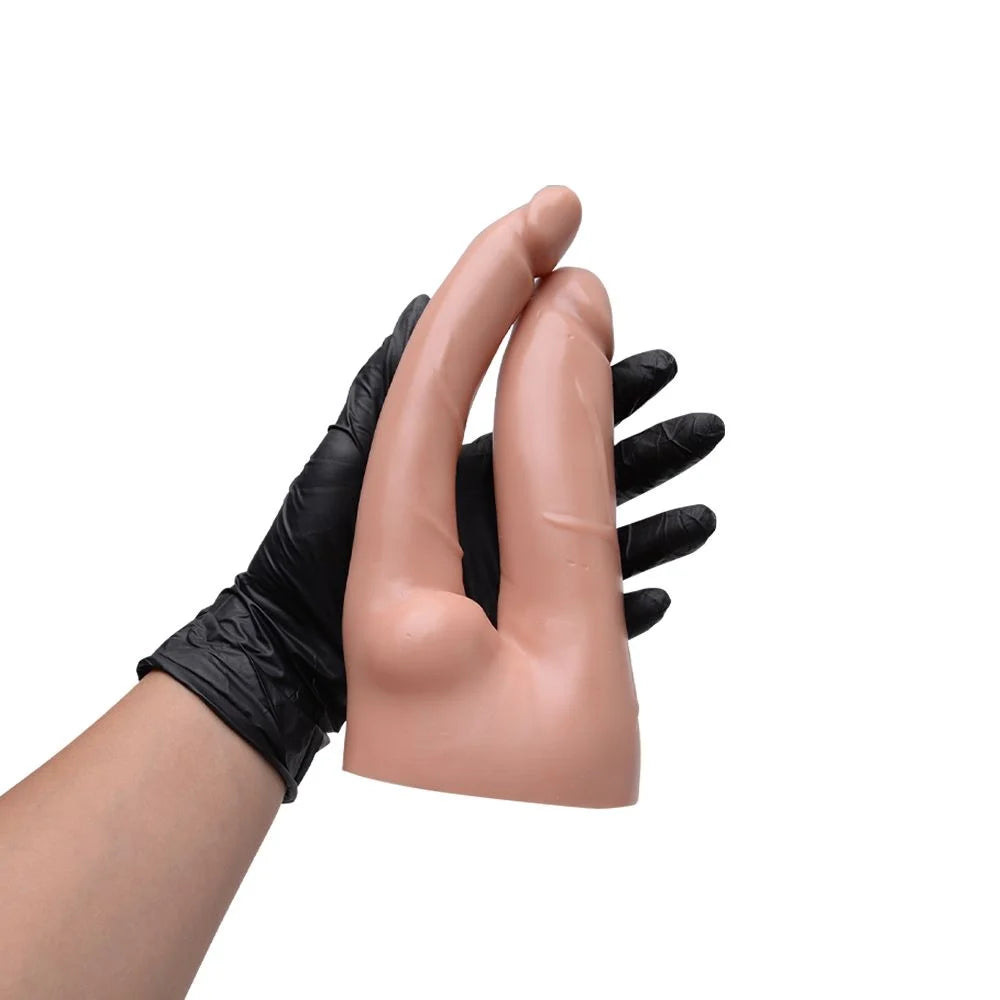 Penis Duplo De Borracha Macico 17cm - Kgel