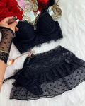 Conjunto Luxo Romance - Preto